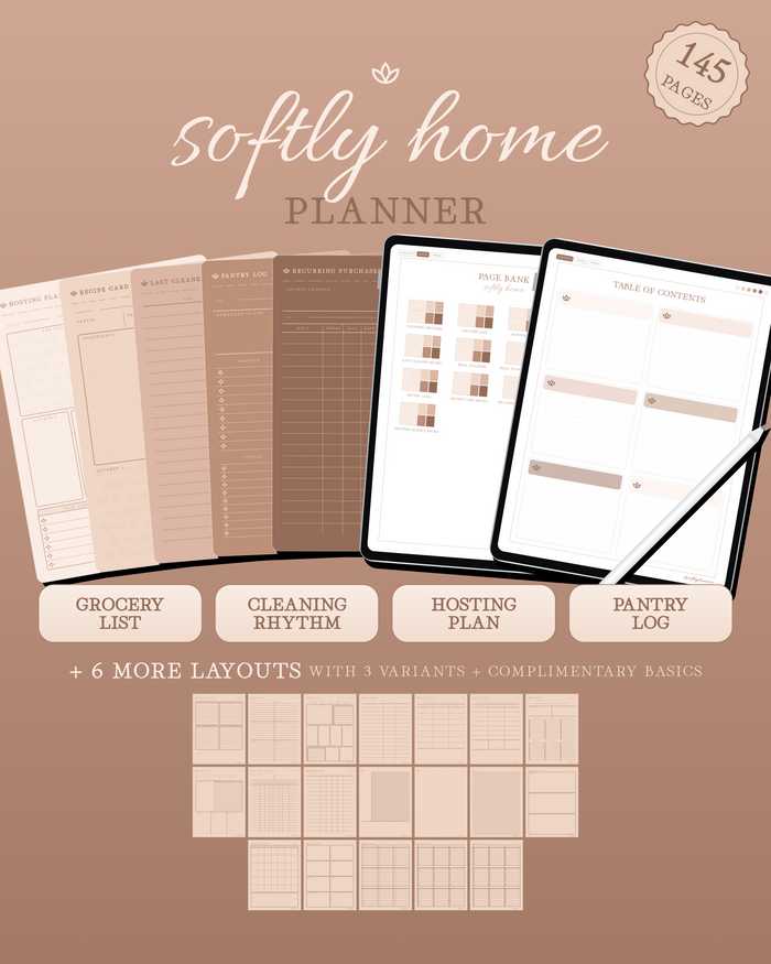 Softly Home Planner