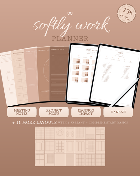 Softly Work Planner — Tea