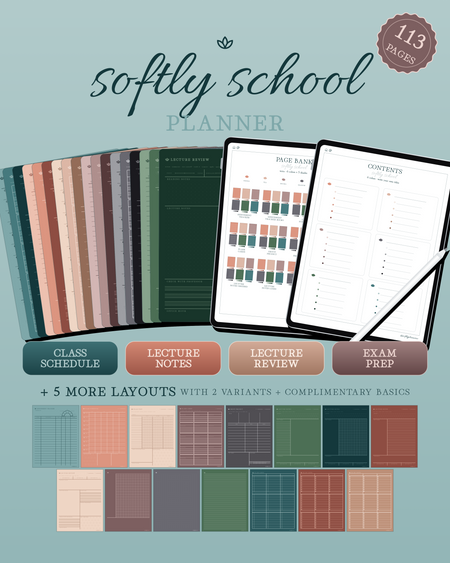 Softly School Planner — Terra