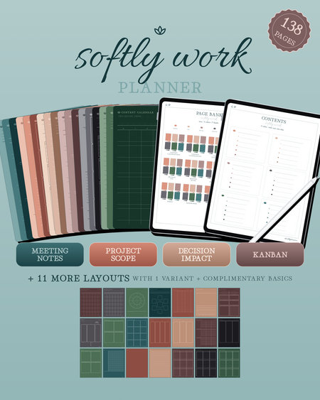Softly Work Planner — Terra