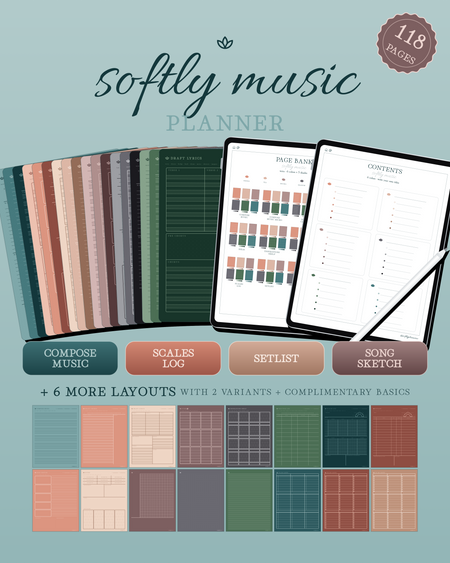 Softly Music Planner — Terra