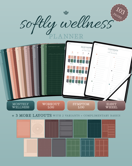 Softly Wellness Planner — Terra